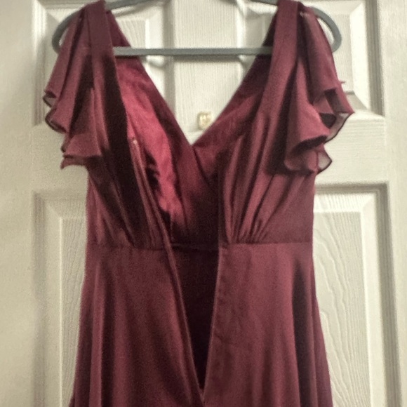 CELEBRATE DB STUDIO Dress with Flutter Sleeve Full Skirt Size 2 - Picture 6 of 16